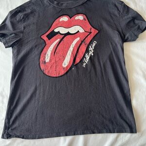 Pull&Bear Charcoal Rolling Stones Tee Size S